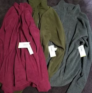 1/4 zip fleece sweatshirts